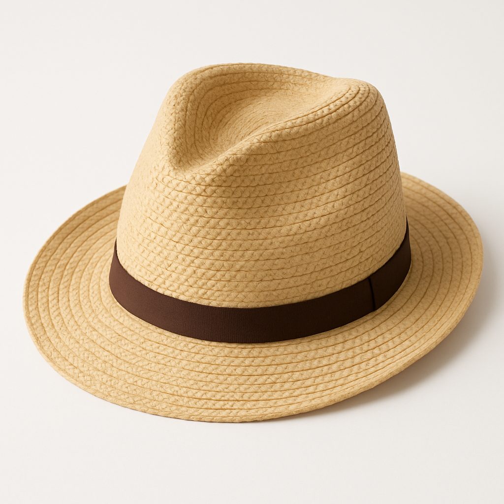 Chapeau de paille fedora / panama personnalisable
